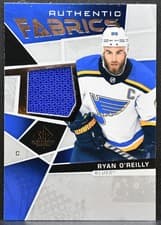 Ryan O'Reilly 2021 SP Game Used Authentic Fabrics card
