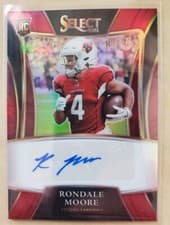 Rondale Moore 2021 Panini Select Signatures Select card