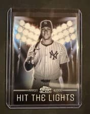 2025 Topps Chrome Black Hit the Lights Aaron Judge #HTL-19 card