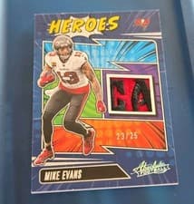 2025 Panini Absolute Absolute Heroes Memorabilia Mike Evans #AHM-MES card
