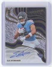 2025 Panini Revolution Rookie Autographs Elic Ayomanor #20 card