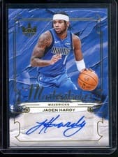2024-25 Panini Court Kings Masterstrokes Autographs Jaden Hardy #MS-HDY card