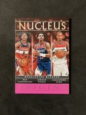 2024-25 Panini Origins Nucleus Set Bub Carrington/Jordan Poole/Alexandre Sarr #20 card