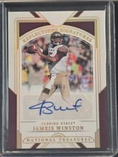 2025 Panini National Treasures Collegiate Saturday Slingers Signatures Jameis Winston #14 card