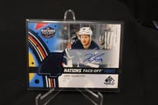 2025-26 SP Game Used 2025 4 Nations Face-Off Fabrics Jake Guentzel #4N-JG card