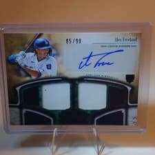 2026 Topps Tier One Autographed Tier One Relics Alex Freeland #AT1R-AF card