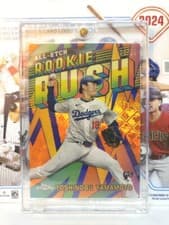 2024 Topps Chrome Logofractor Edition Chrome All-Etch Rookie Rush Yoshinobu Yamamoto #CERL-8 card