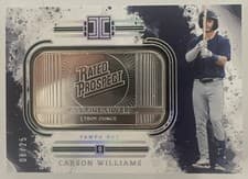 2025 Panini Impeccable Prospects Logo Carson Williams #17 card