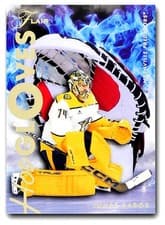 2025-26 Flair Hot Gloves Juuse Saros #HG-7 card