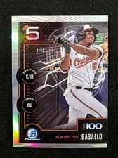 2025 Bowman Bowman Scouts Top 100 Samuel Basallo #BTP-5 card