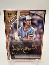 2025 Topps Museum Collection Museum Framed Autographs Robin Yount #FMA-RY card
