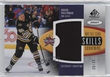 2024-25 SP Game Used 2024 All-Star Skills Souvenirs Jersey Relics David Pastrnak #SV-DP card