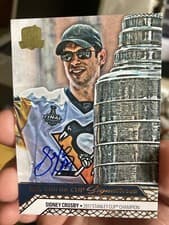 Sidney Crosby 2020 Upper Deck Day With the Cup Signatures card