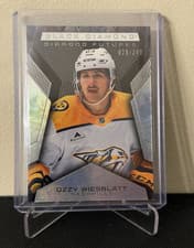 Ozzy Wiesblatt 2025-26 Upper Deck Black Diamond Diamond Futures card