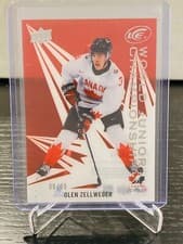 2024-25 Upper Deck Ice World Junior Championship Olen Zellweger #WJC-7 card