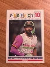 2025 Topps Heritage Perfect 10 Fernando Tatis Jr. #P10-12 card
