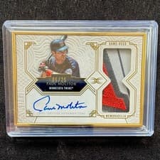 2025 Topps Definitive Collection Framed Autograph Patch Collection Paul Molitor #FAPC-PM card
