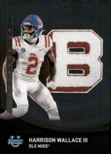 2025 Bowman University Chrome Lettered Up! Harrison Wallace III #LU-23 card