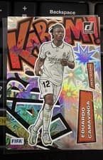 Eduardo Camavinga 2022 Panini Donruss Kaboom card