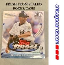 Hobby Box 2019 Topps Finest card