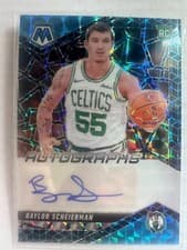 Baylor Scheierman 2024-25 Panini Mosaic Rookie Autographs Mosaic card