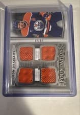 2024-25 Upper Deck The Cup Foundations Quad Jersey Leon Draisaitl #F-LD card
