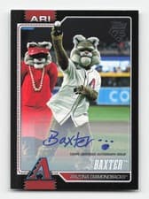 2026 Topps Mascots Autographs Baxter #M-1 card