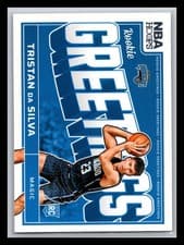 2024-25 Hoops Rookie Greetings Tristan da Silva #18 card