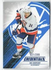 2024-25 Upper Deck Credentials Base Set Bo Horvat #33 card