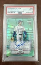 2025 Stadium Club Chrome Autographs Roki Sasaki #SCCA-RS card