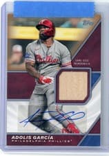 2026 Topps Major League Material Autographs Adolis García #MLM2-AG card