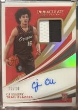 CJ Elleby 2020 Panini Immaculate Collection card