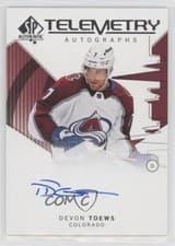 2024-25 SP Authentic Telemetry Autographs Devon Toews #T-DT card