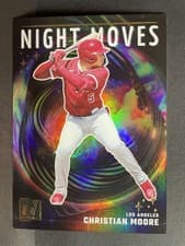 2025 Donruss Night Moves Christian Moore #5 card