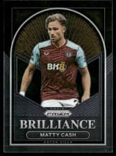 Matty Cash 2023 Panini Prizm Premier League Brilliance card