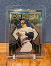 Aaron Judge 2022 Topps Finest Flashback card