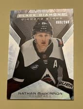 2025-26 Upper Deck Black Diamond Diamond Stars Nathan MacKinnon #BDS-NM card