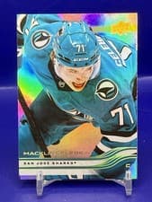 Macklin Celebrini 2025 Upper Deck card