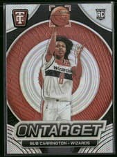 2024-25 Panini Totally Certified On Target Bub Carrington #11 card