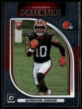 2025 Donruss Optic Hidden Potential Quinshon Judkins #7 card