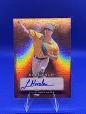 2024 Leaf Electrum Baseball Base Autograph Luis Morales #BA-LM1 card