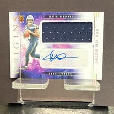 2025 Panini Origins Rookie Jumbo Jersey Autographs Jalen Milroe #27 card