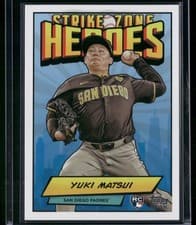 Yuki Matsui 2024 Topps Japan Edition Strike Zone Heroes card