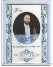 2025-26 Flair Trophy Room Autographs Connor Ingram #TR-11 card