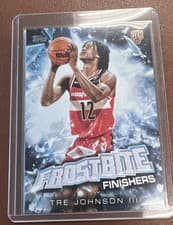 2025-26 Topps Holiday Frostbite Finishers Tre Johnson III #FF-TJ card