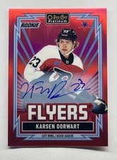2025-26 O-Pee-Chee Platinum Retro Red Auto Karsen Dorwart #R-93 card