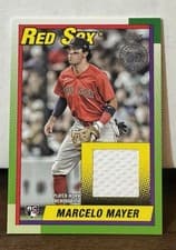 2025 Topps Update 1990 Topps Baseball Relics Marcelo Mayer #90RU-MM card