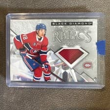 2024-25 Upper Deck Black Diamond Diamond Debut Relics Jersey Lane Hutson #DD-LH card