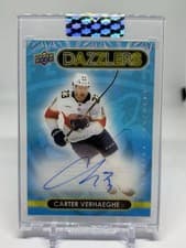 2024-25 Upper Deck Clear Cut 2021-22 UD Dazzlers Carter Verhaeghe #DA-CV card