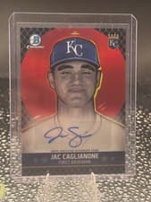 2025 Bowman Chrome Ascensions Autographs Jac Caglianone #BAA-JC card